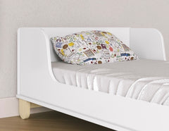 Mini Cama Matic Zupy Laqueado Blanco Soft/Natural