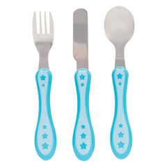 Kit De Cubiertos Buba Estrella Azul