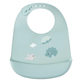 Babero De Silicona Cloudy Verde