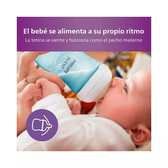 Set Con 3 Biberones Philips Avent Natural Response – Azul