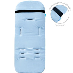 Almohada Para Carrito Buba Azul Dino