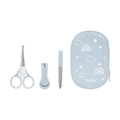 Kit Manicura Buba Con Estuche Azul