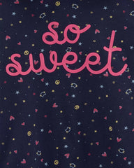 Carter's - Blusa de mangas largas con capucha "So sweet"