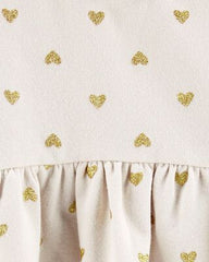Carter's - Vestido frisado diseño corazones