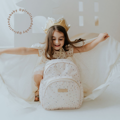 Mochila Pequeña Confeti Marfil