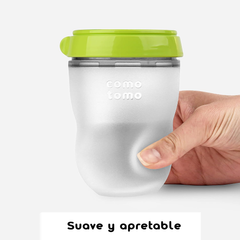 Paquete con 2 biberones Comotomo Verde 250ml (3m+)