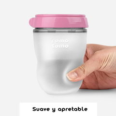 Paquete con 2 biberones Comotomo Rosa 150ml (0-3m)