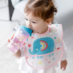 Babero Impermeable Con Bolsillo Buba Arco Iris
