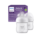 Set con 2 Biberones Anticolicos Natural Response Philips Avent Transparente 125ml 0-3m