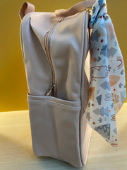 Mochila Maternidad Mediana Arco Iris Rosa