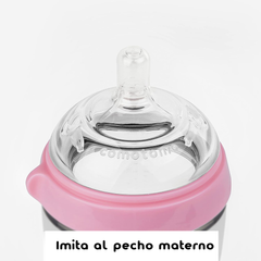 Paquete con 2 biberones Comotomo Rosa 150ml (0-3m)