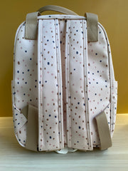 Mochila Maternidad Mediana Con Bolsillo Térmico Confeti Marfil
