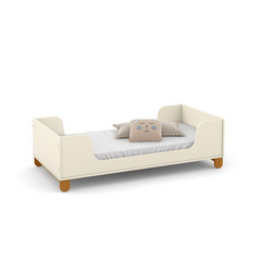 Mini Cama Matic Zupy Laqueado Off White/Eco Wood