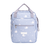 Bolso Maternidad Mediano Fondo Del Mar Azul
