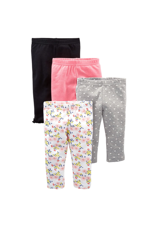 Simple Joys By Carter's - Paquete con 4 pantalones