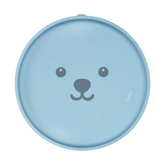 Plato De Silicona Con Ventosa Buba Gummy Azul