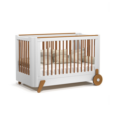 Cuna 3 en 1 Matic Fun Laqueado Blanco Soft/Eco Wood