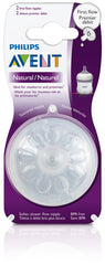 Paquete con 2 tetinas Avent Natural First Flow (0)