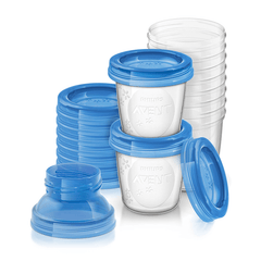 Set con 10 Vasos de Almacenamiento Philips Avent
