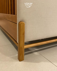 Cuna Matic Tess Laqueado Freijo/Eco Wood