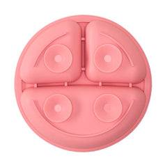 Plato De Silicona Con Ventosas Buba Rosa