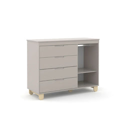 Cuna Zupy New y Comoda Zupy Clean Gris/Natural