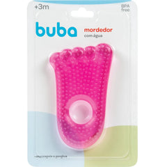Mordedor con Agua Piezito Buba Rosa