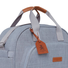 Bolso Maternidad Grande Cuidado Gris
