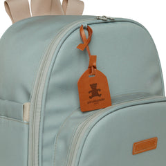 Mochila Mediana Con Bolsillo Térmico Cuidado Verde