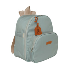 Mochila Mediana Con Bolsillo Térmico Cuidado Verde