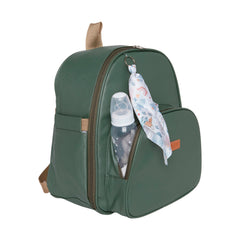 Mochila Maternidad Mediana Con Bolsillo Térmico Brotecito Verde Musgo