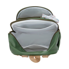 Mochila Maternidad Mediana Con Bolsillo Térmico Brotecito Verde Musgo