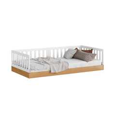 Cama Multifuncional Matic Numa Laqueado Freijo Blanco Soft