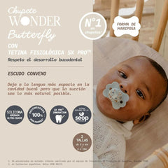 Chupete Suavinex Wonder Butterfly 0.6m Rosa