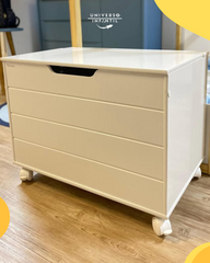 Baúl Toys Matic Laqueado Blanco Soft