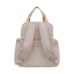 Mochila Maternidad Grande Comodidad Marfil