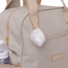 Mochila Maternidad Grande Comodidad Marfil