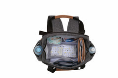 Mochila Maternidad Grande Comodidad Gris