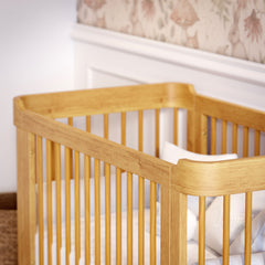 Cuna Evolutiva 3 en 1 Matic Nido Laqueado Freijo/Blanco Soft/Eco Wood