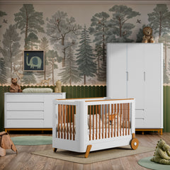 Cuna 3 en 1 Matic Fun Laqueado Blanco Soft/Eco Wood