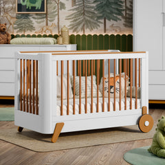Cuna 3 en 1 Matic Fun Laqueado Blanco Soft/Eco Wood