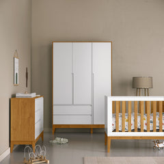 Cómoda Matic Nature Clean C/Puerta Laqueado Freijo Blanco Soft Eco Wood