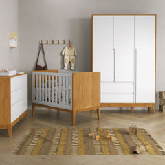 Cómoda Matic Nature Clean C/Puerta Laqueado Freijo Blanco Soft Eco Wood