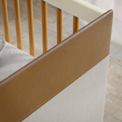 Cuna Matic Tess Laqueado Off White/Eco Wood