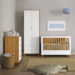 Cuna Matic Zupy New Laqueado Blanco Soft/Freijo/Eco Wood