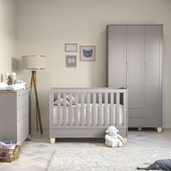 Cómoda Matic Zupy Clean Laq. Gris/Natural