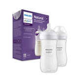 Set Con 2 Biberones Avent Natural 330ml (3m+)
