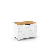 Baúl Toys Matic Laqueado Blanco Soft/Freijo
