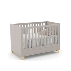 Cuna Zupy New y Comoda Zupy Clean Gris/Natural