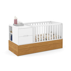 Cuna Matic Formare Laqueado Blanco Soft Freijo